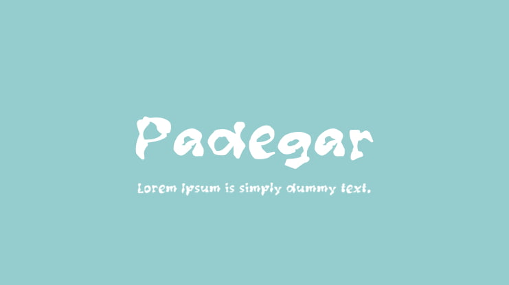 Padegar Font