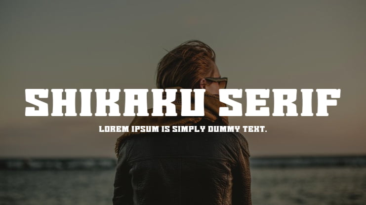 Shikaku Serif Font