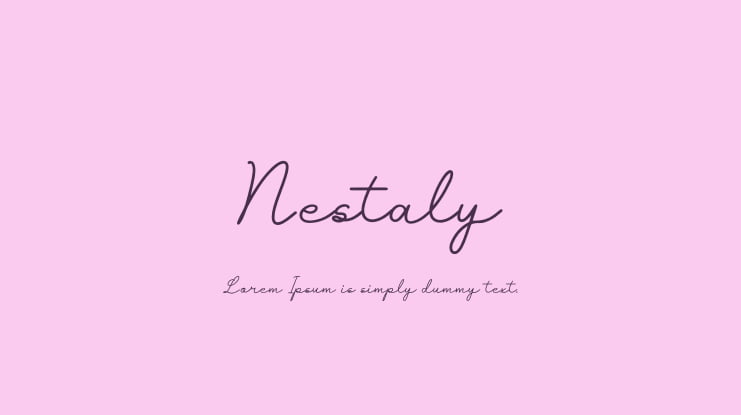 Nestaly Font