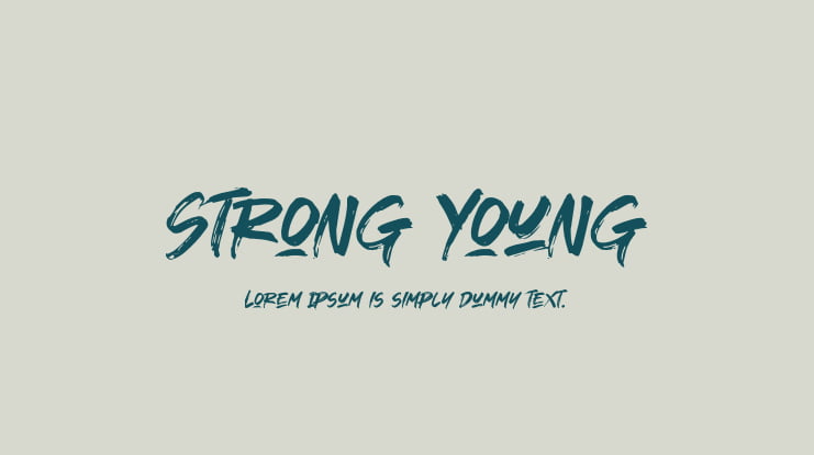 Strong Young Font