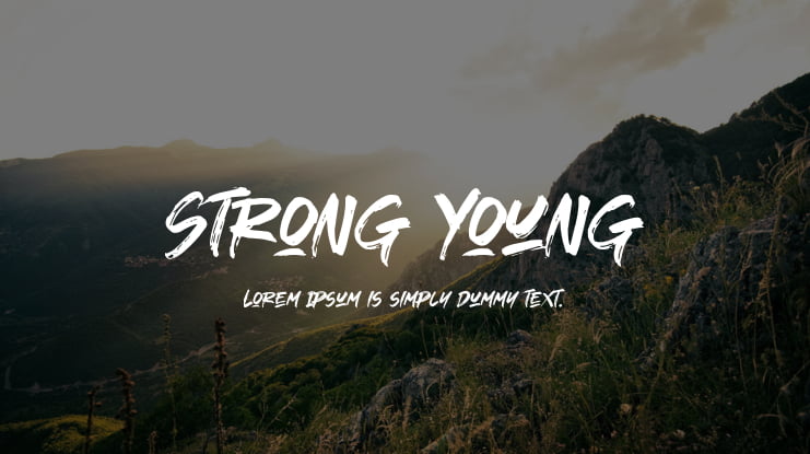 Strong Young Font