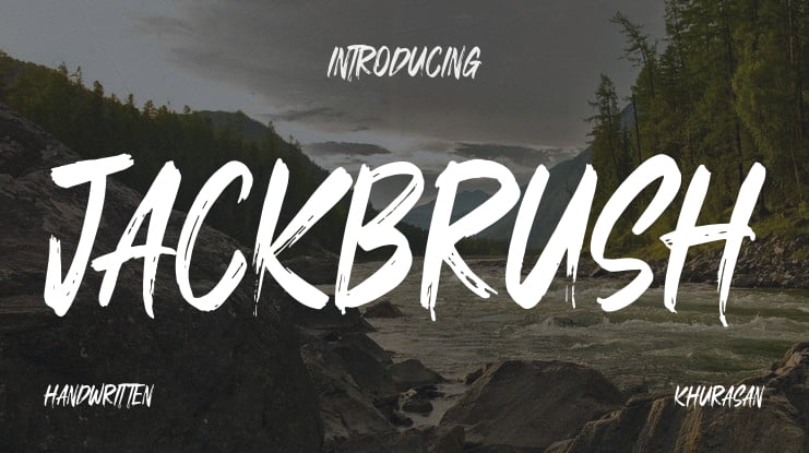 Jackbrush Font