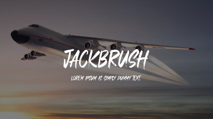 Jackbrush Font