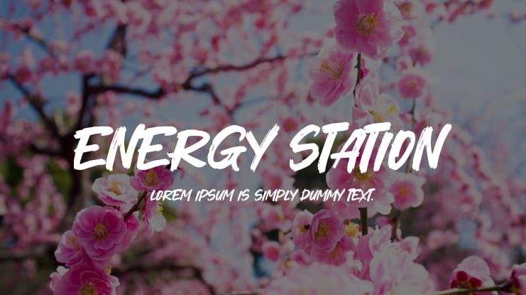 Energy Station Font