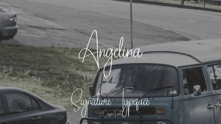 Angelina Signature Font