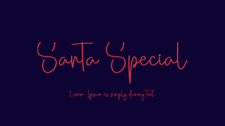 Santa Special Font