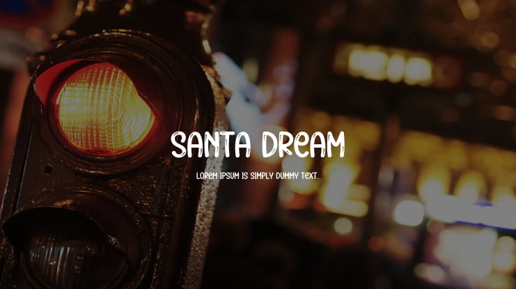 Santa Dream Font