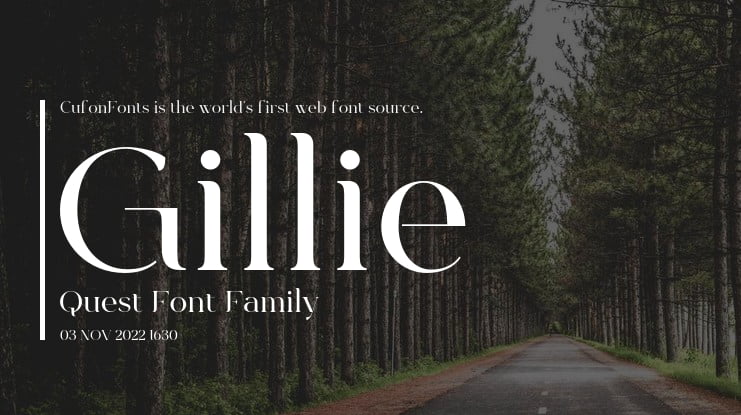 Gillie Quest Font