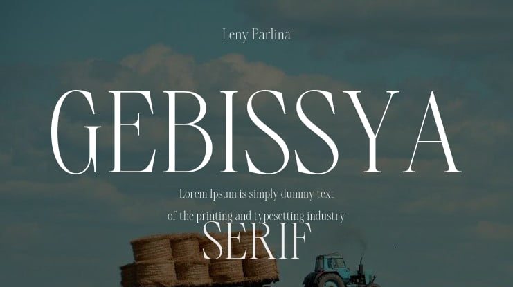 GEBISSYA Font