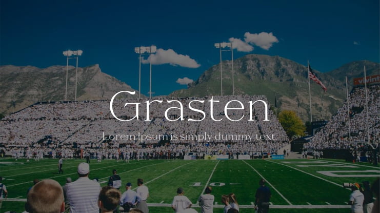 Grasten Font