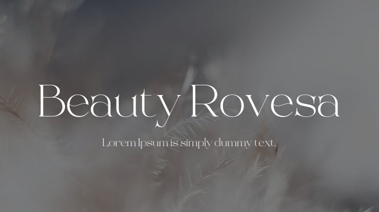 Beauty Rovesa Font