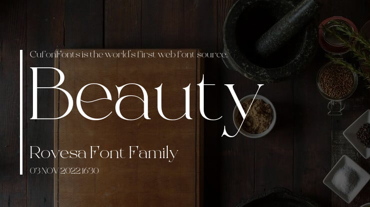 Beauty Rovesa Font