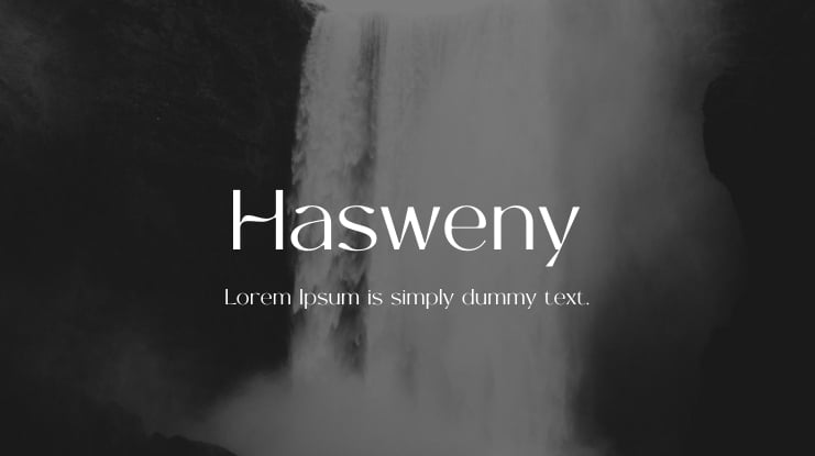 Hasweny Font