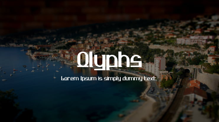 Olyphs Font