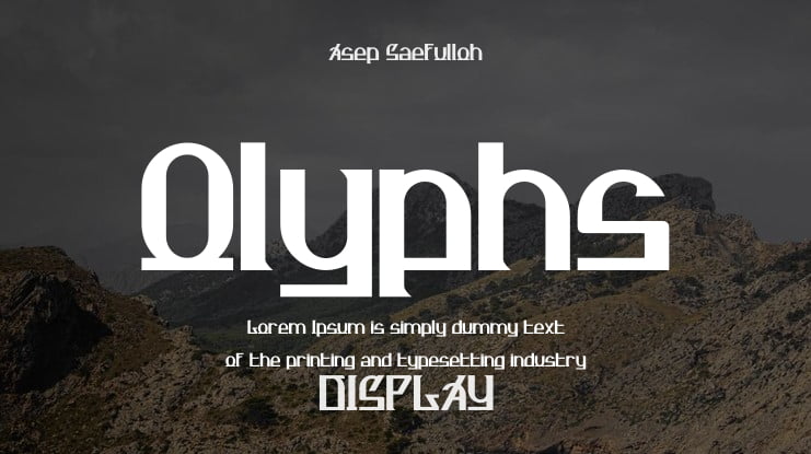 Olyphs Font