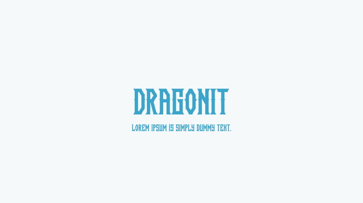 Dragonit Font