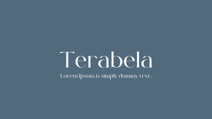 Terabela Font