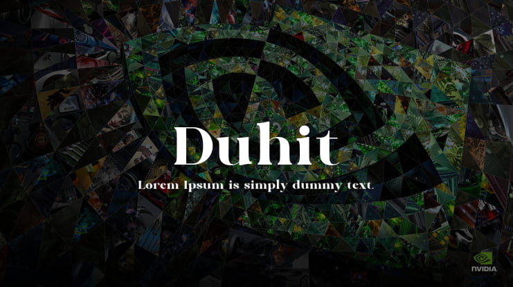 Duhit Font