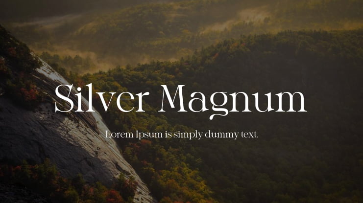 Silver Magnum Font