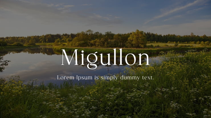 Migullon Font