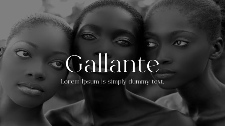 Gallante Font