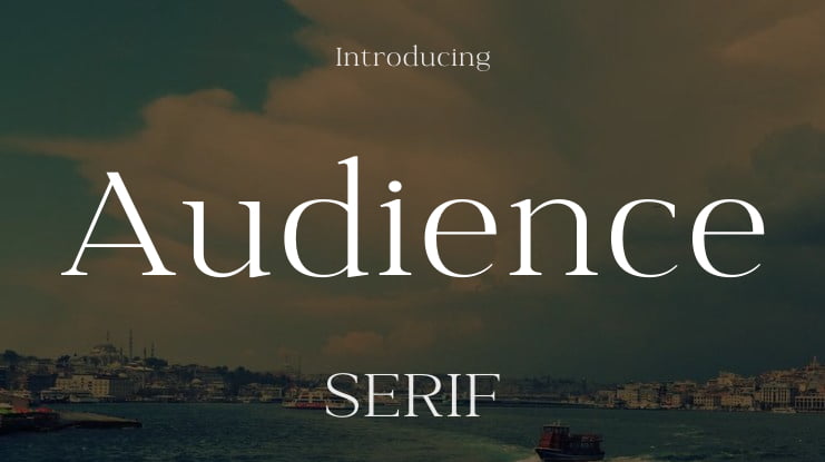 Audience Font