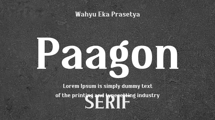 Paagon Font