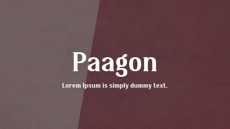 Paagon Font