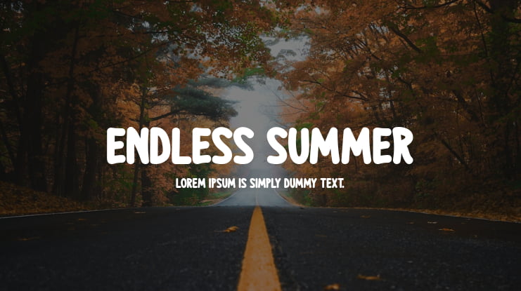 Endless Summer Font