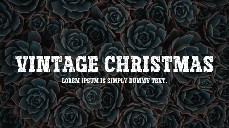 Vintage Christmas Font