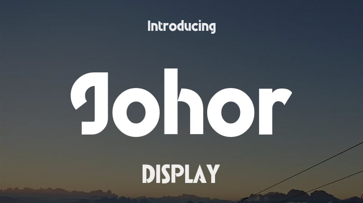 Johor Font