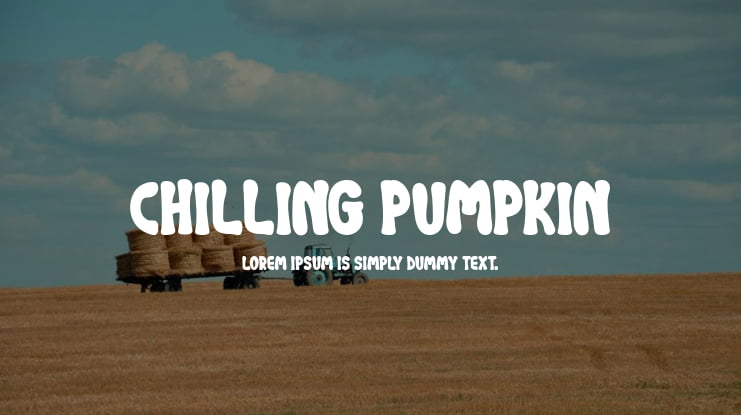 Chilling Pumpkin Font