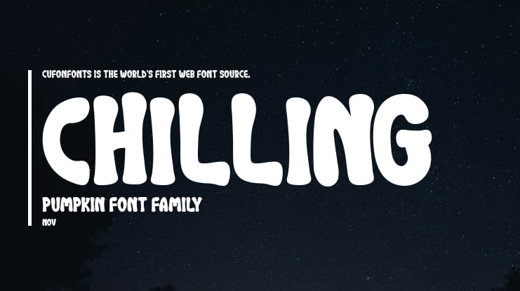 Chilling Pumpkin Font