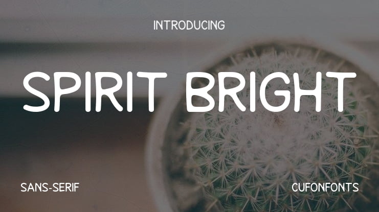 Spirit Bright Font