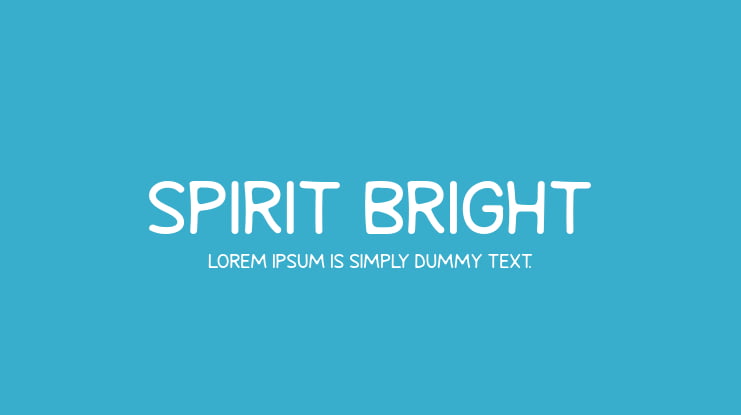 Spirit Bright Font