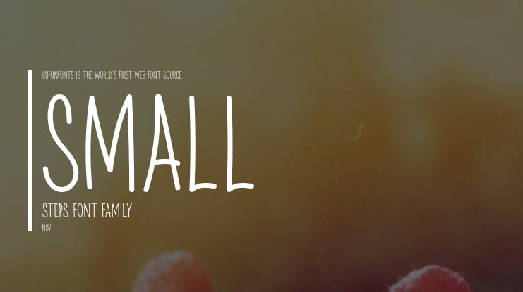 Small Steps Font