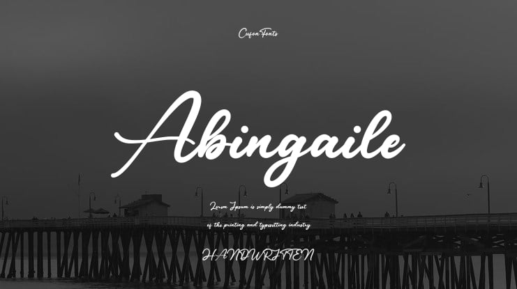 Abingaile Font