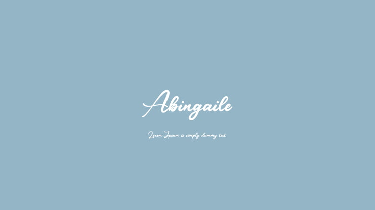 Abingaile Font