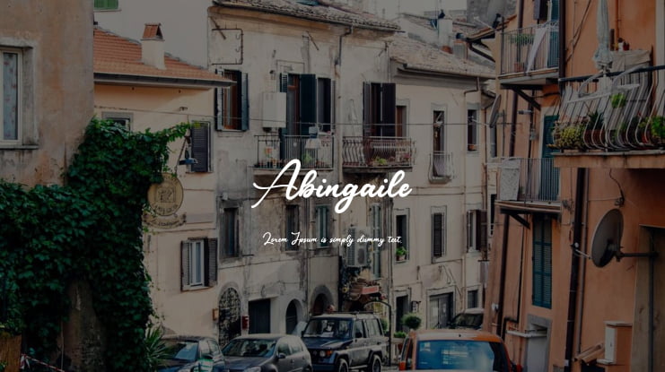 Abingaile Font