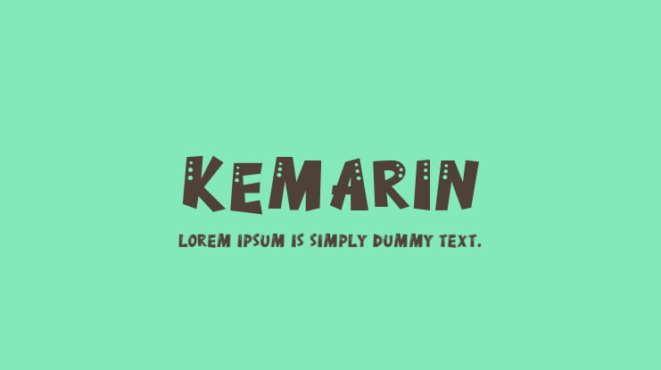 Kemarin Font