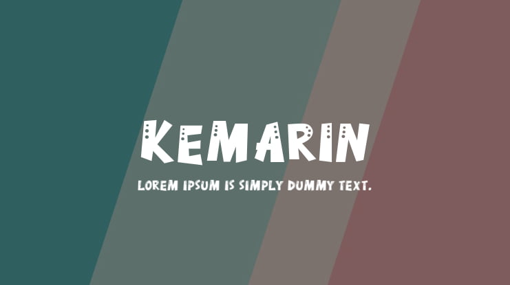 Kemarin Font