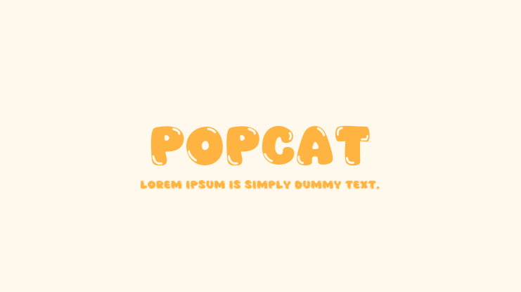 Popcat Font