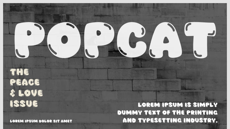 Popcat Font