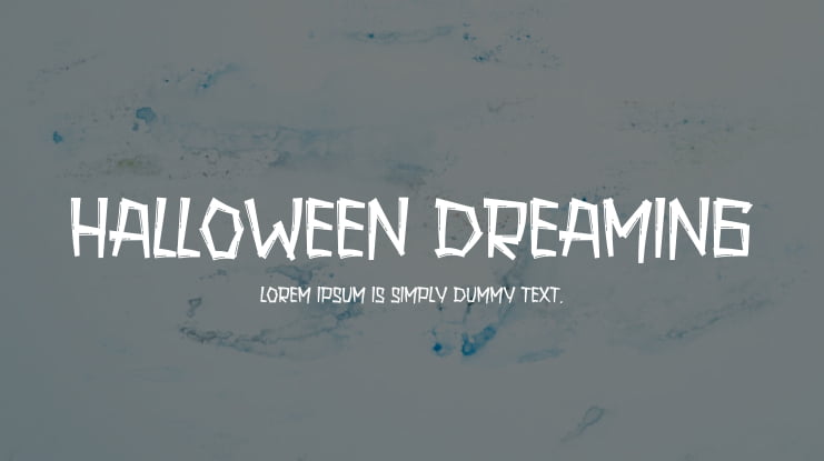 Halloween Dreaming Font