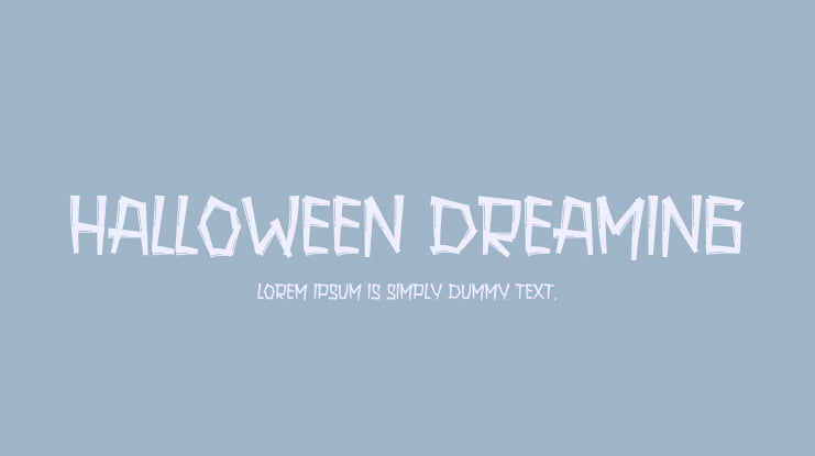 Halloween Dreaming Font