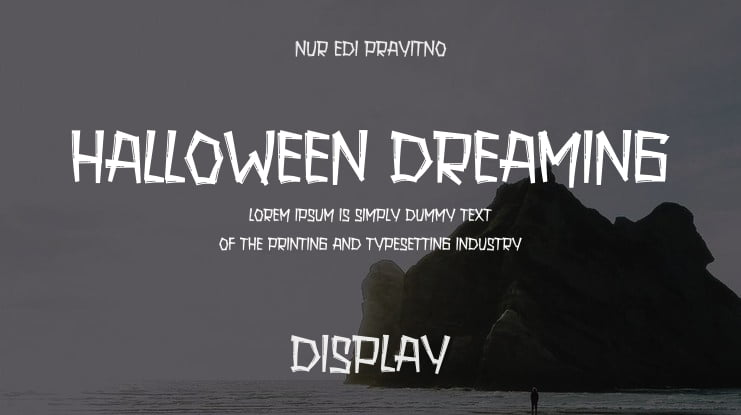 Halloween Dreaming Font