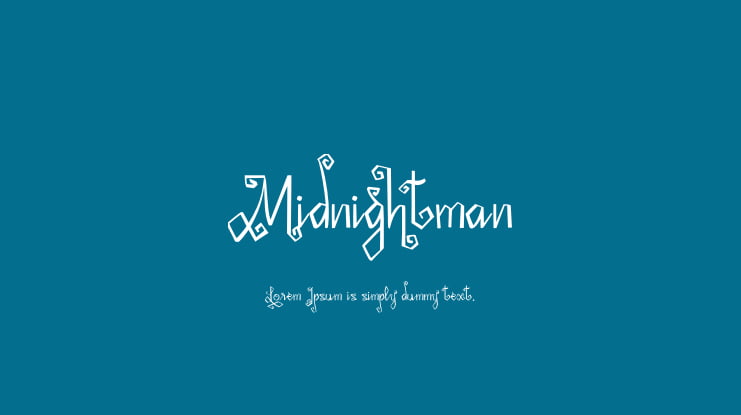 Midnightman Font