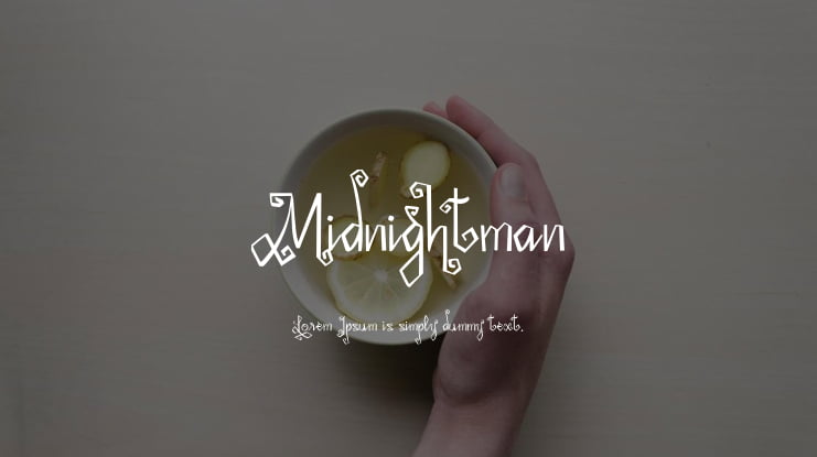 Midnightman Font