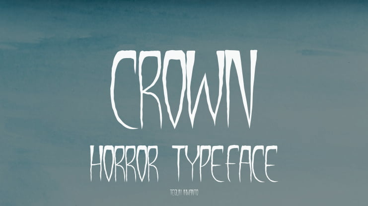 CROWN HORROR Font