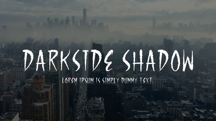 Darkside Shadow Font